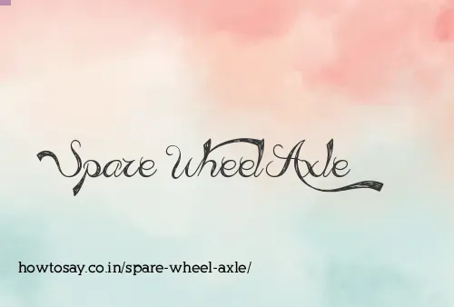 Spare Wheel Axle