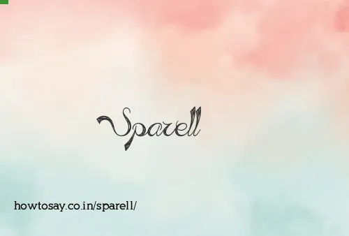 Sparell