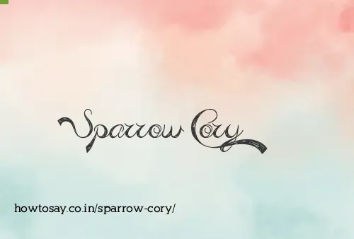 Sparrow Cory