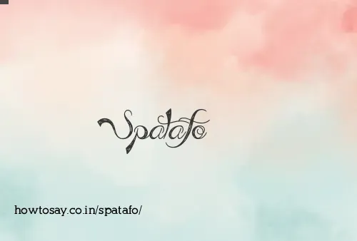 Spatafo