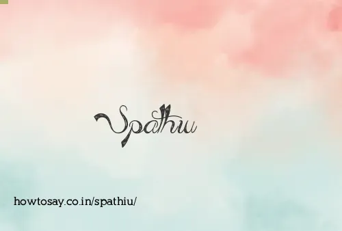 Spathiu