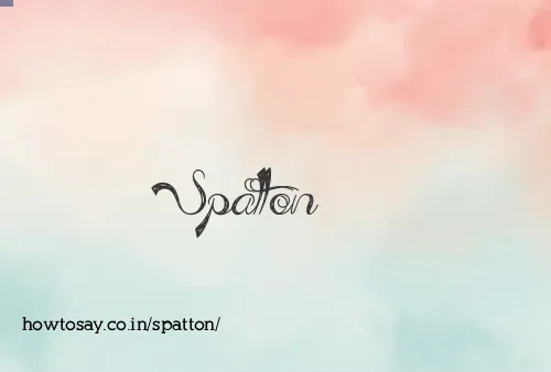 Spatton