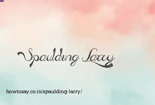 Spaulding Larry