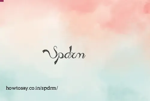 Spdrm