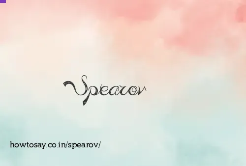 Spearov