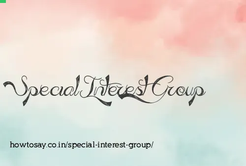 Special Interest Group