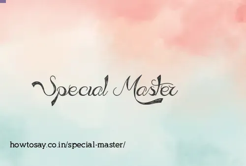 Special Master