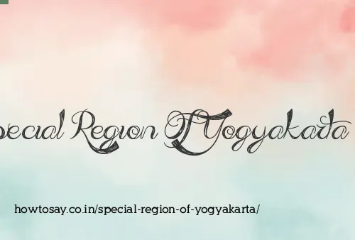 Special Region Of Yogyakarta