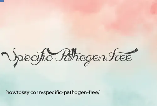 Specific Pathogen Free