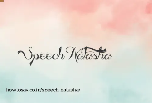 Speech Natasha