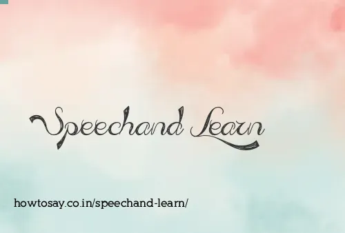 Speechand Learn