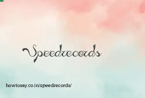 Speedrecords