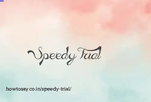 Speedy Trial