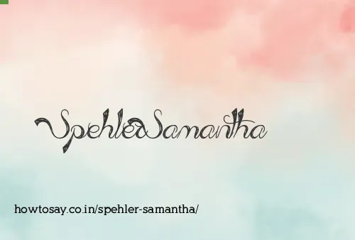 Spehler Samantha