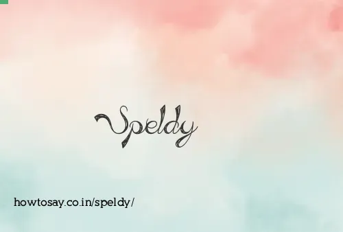 Speldy