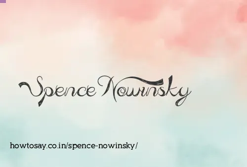 Spence Nowinsky