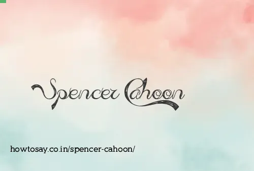 Spencer Cahoon