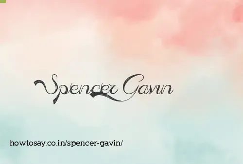 Spencer Gavin