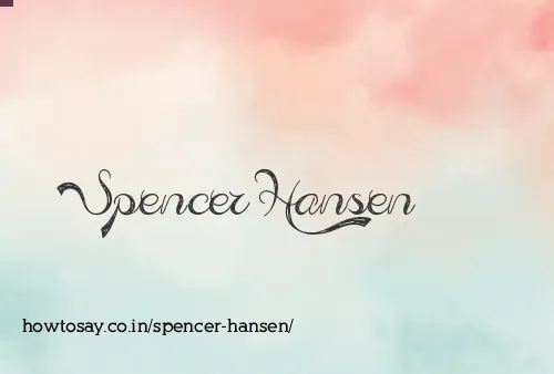 Spencer Hansen