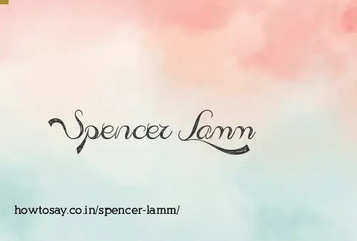 Spencer Lamm