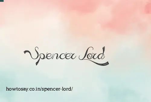 Spencer Lord