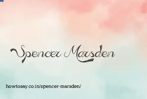 Spencer Marsden