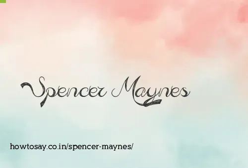 Spencer Maynes