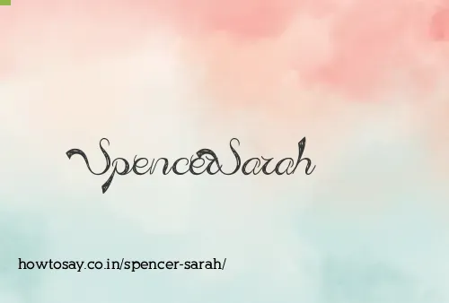 Spencer Sarah