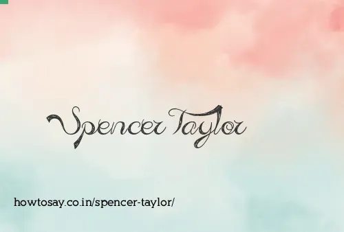 Spencer Taylor