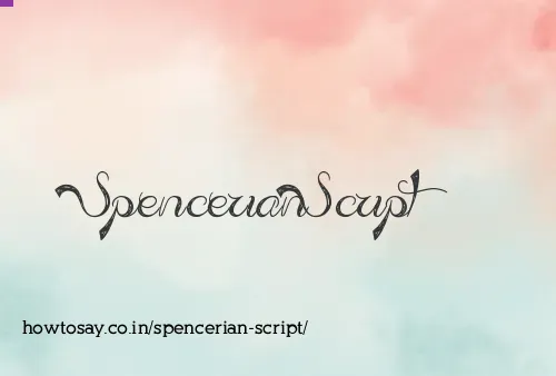 Spencerian Script