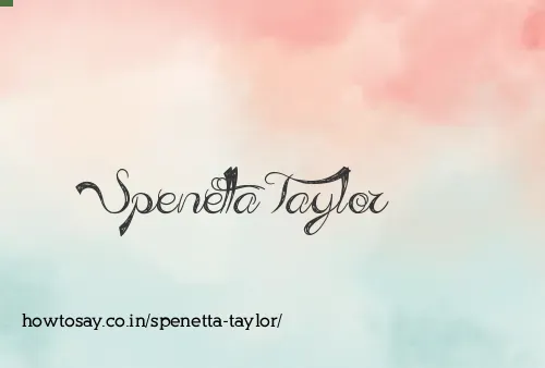 Spenetta Taylor