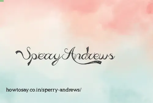 Sperry Andrews