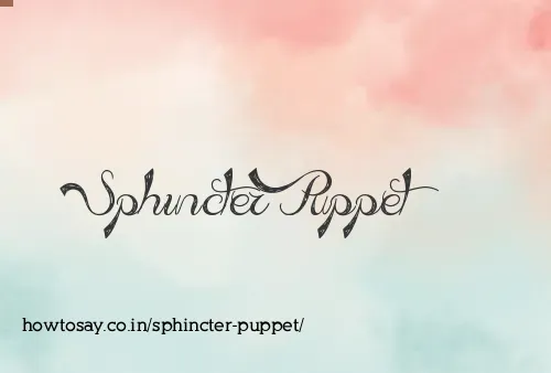 Sphincter Puppet