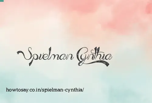 Spielman Cynthia