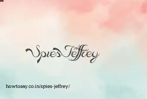 Spies Jeffrey