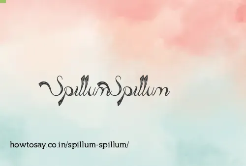 Spillum Spillum