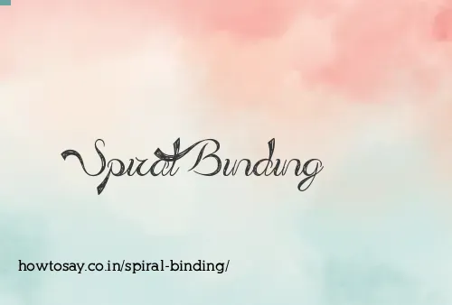 Spiral Binding