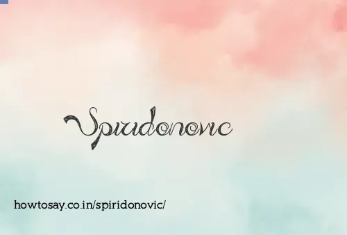 Spiridonovic