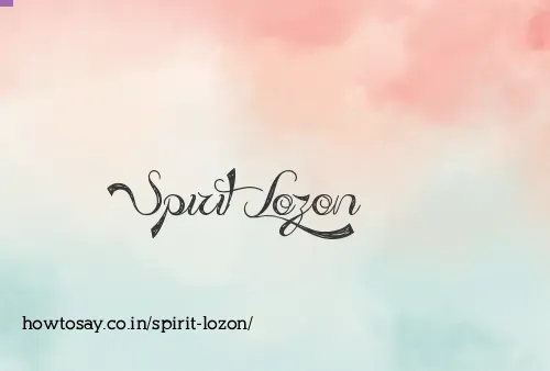 Spirit Lozon