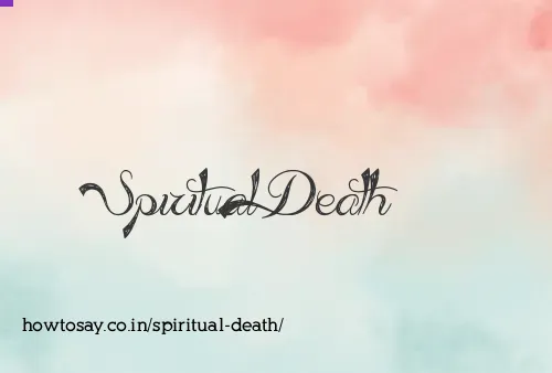 Spiritual Death