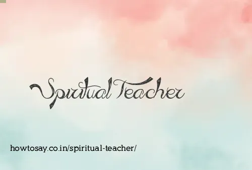 Spiritual Teacher