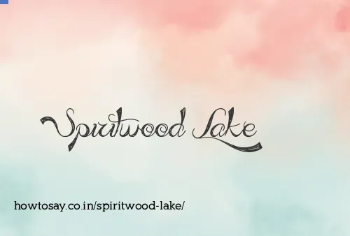Spiritwood Lake