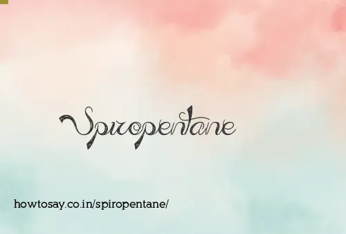Spiropentane
