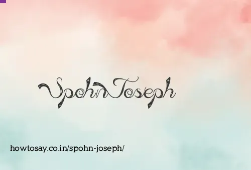 Spohn Joseph
