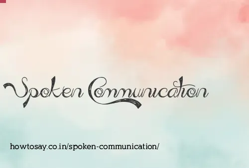 Spoken Communication