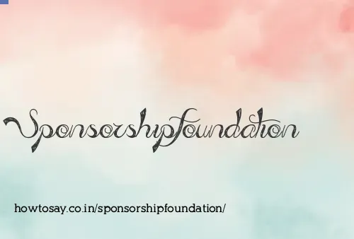 Sponsorshipfoundation