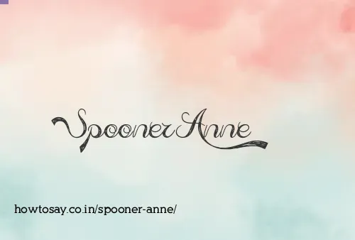 Spooner Anne