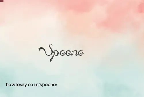 Spoono