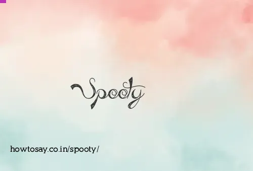 Spooty