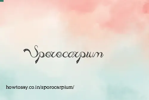 Sporocarpium